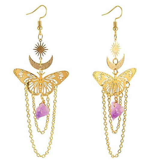 ‘Amethyst Wings’ Earrings