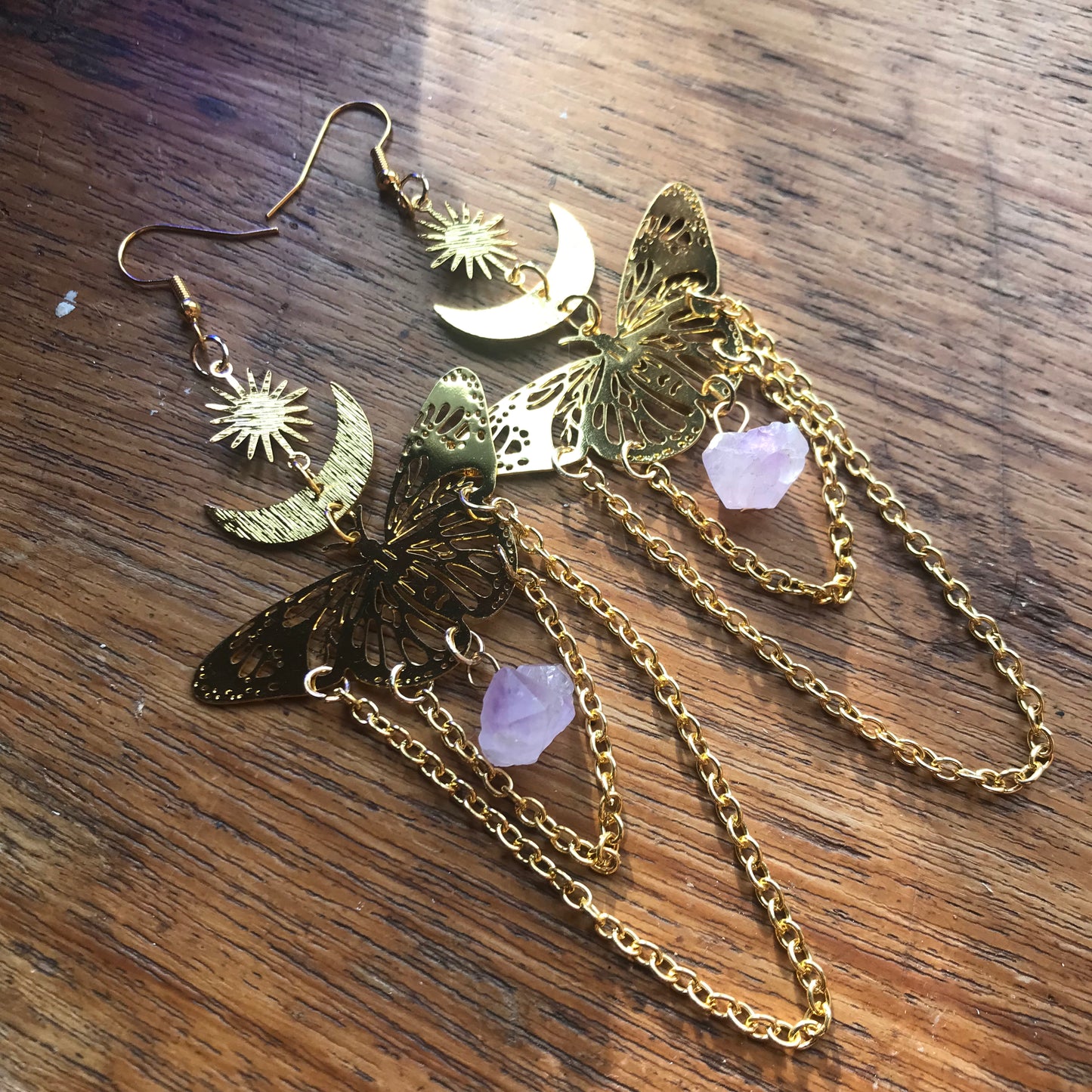 ‘Amethyst Wings’ Earrings