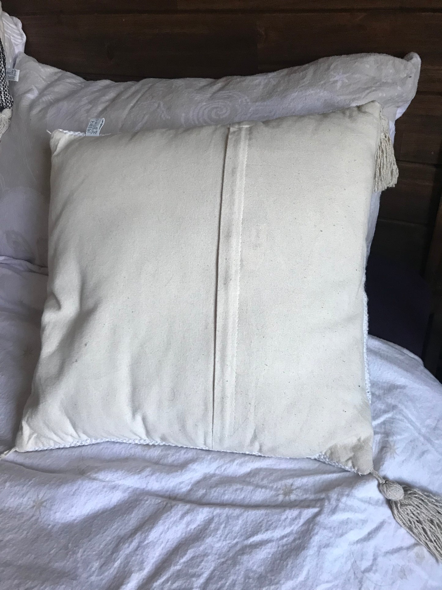 Crescent Moon Tufted Throw Cushion