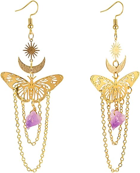 ‘Amethyst Wings’ Earrings