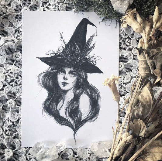 Woodland Witch Fine Art Print