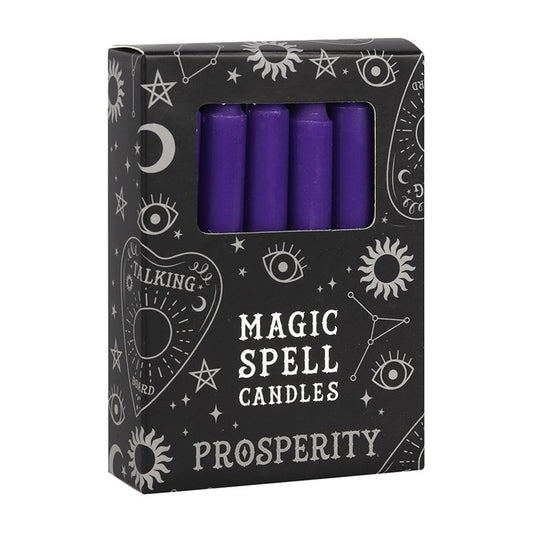 Purple 'Prosperity' Spell Candles