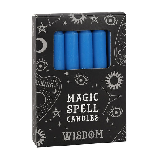 Blue 'Wisdom' Spell Candles