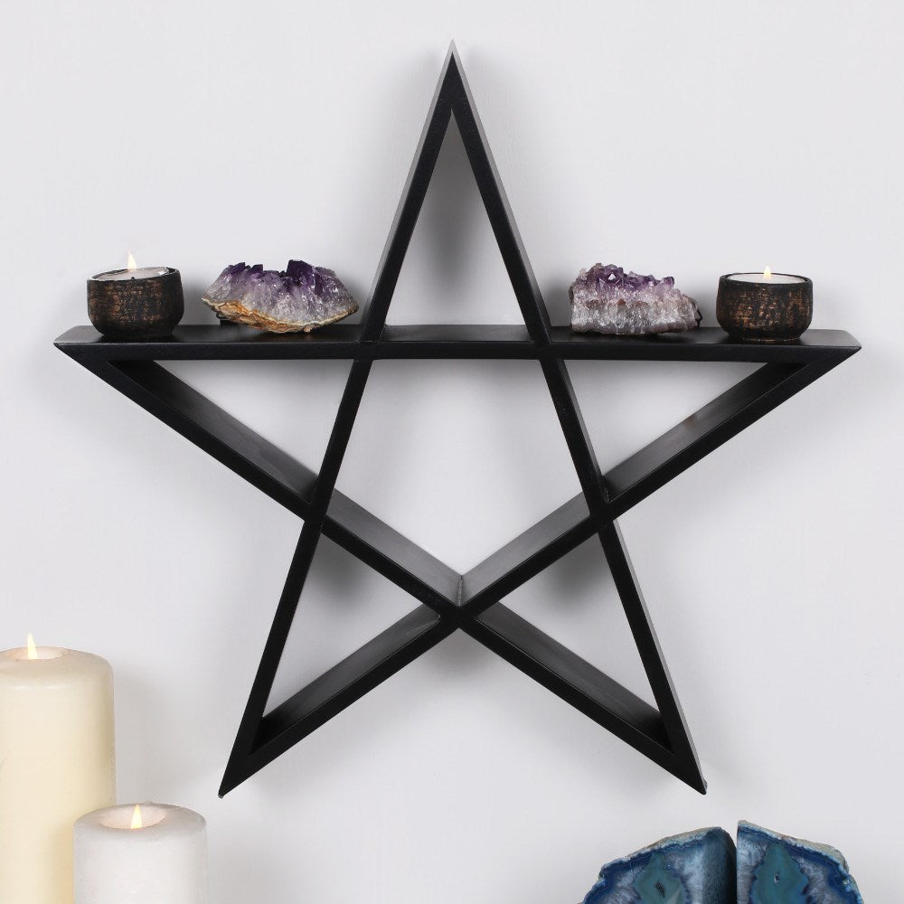Pentagram Crystal Display Shelf