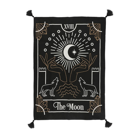 Large Moon Tarot Card Wall Tapestry