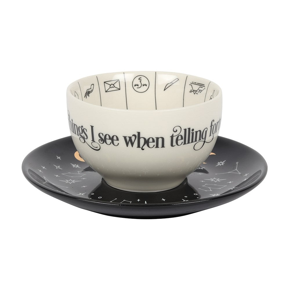 Fortune Telling Cup and Saucer Set