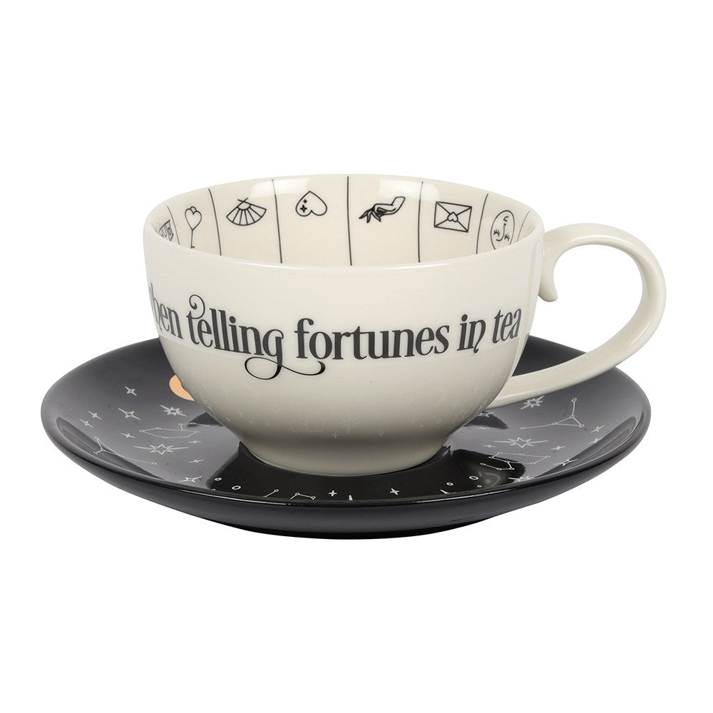 Fortune Telling Cup and Saucer Set
