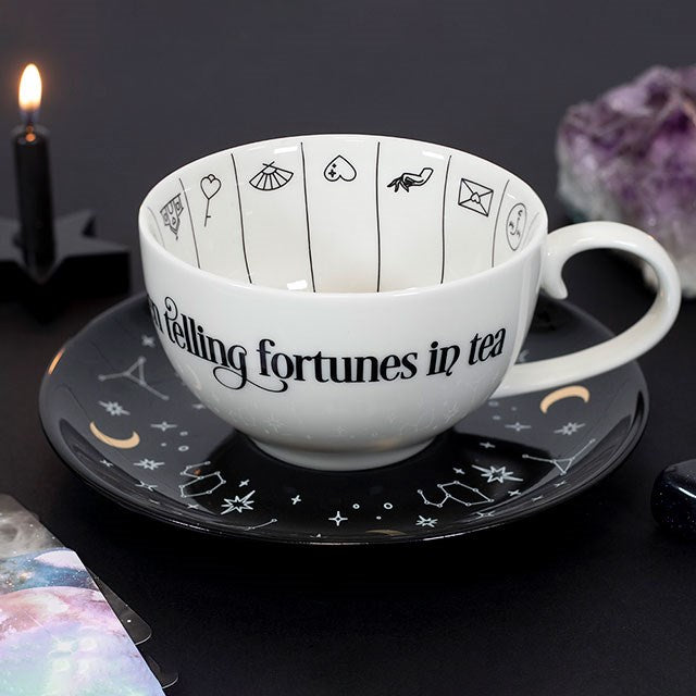 Fortune Telling Cup and Saucer Set