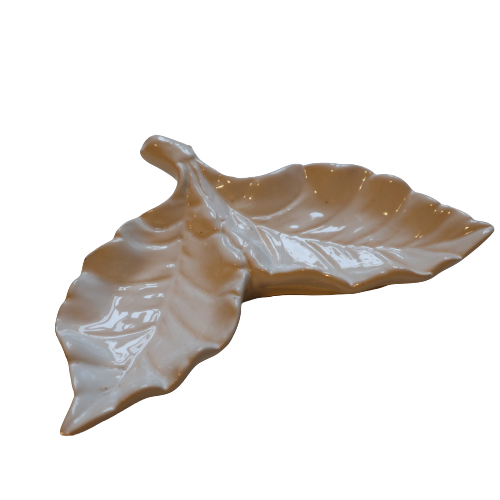 Ceramic Leaf Trinket Dish