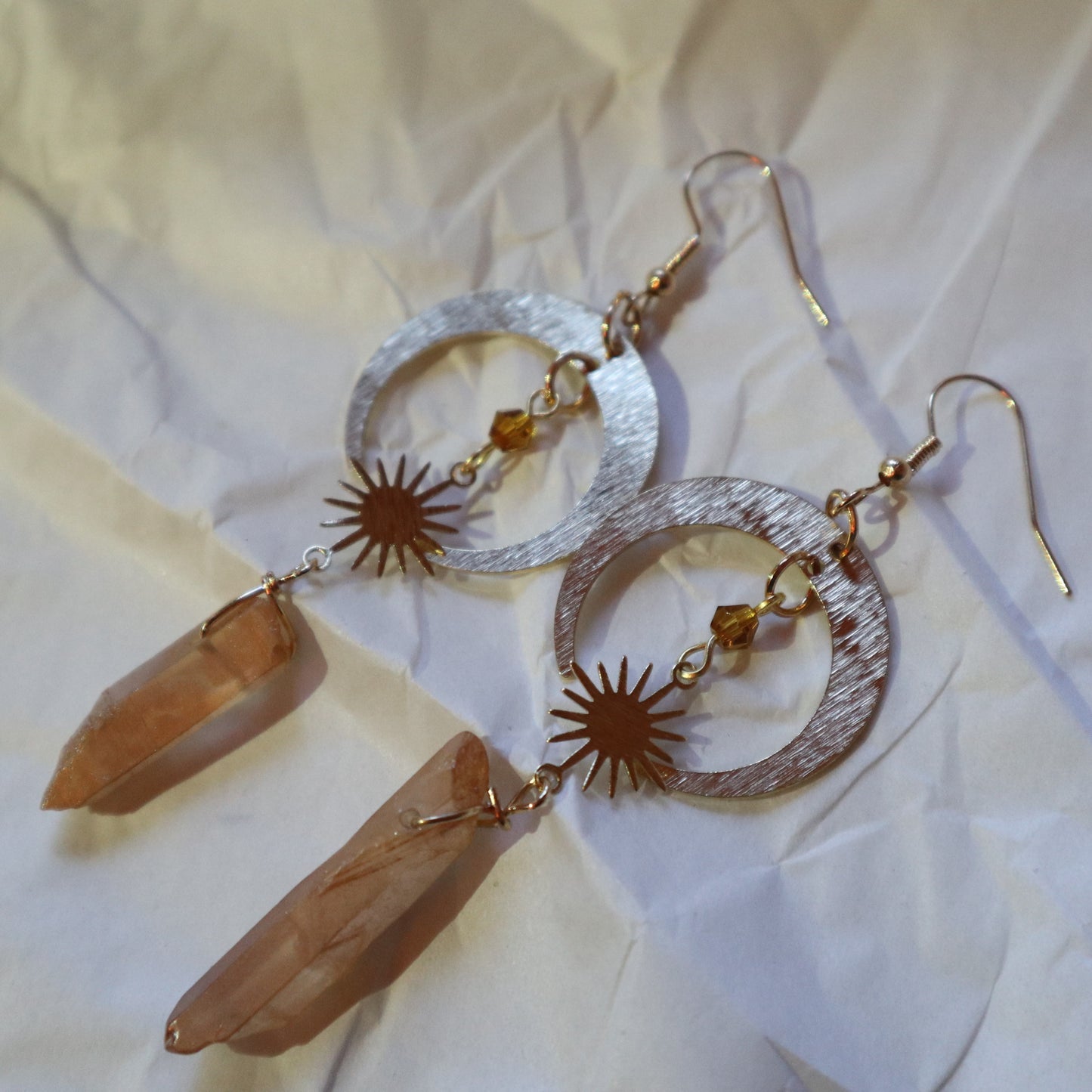 'Solaris' Crystal Earrings