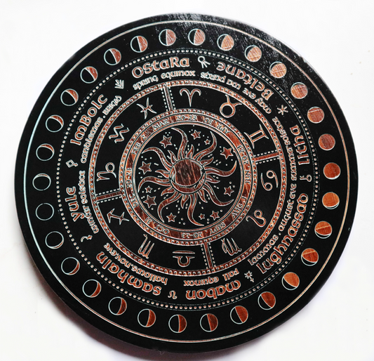 Large Wheel of the Year Altar Tile