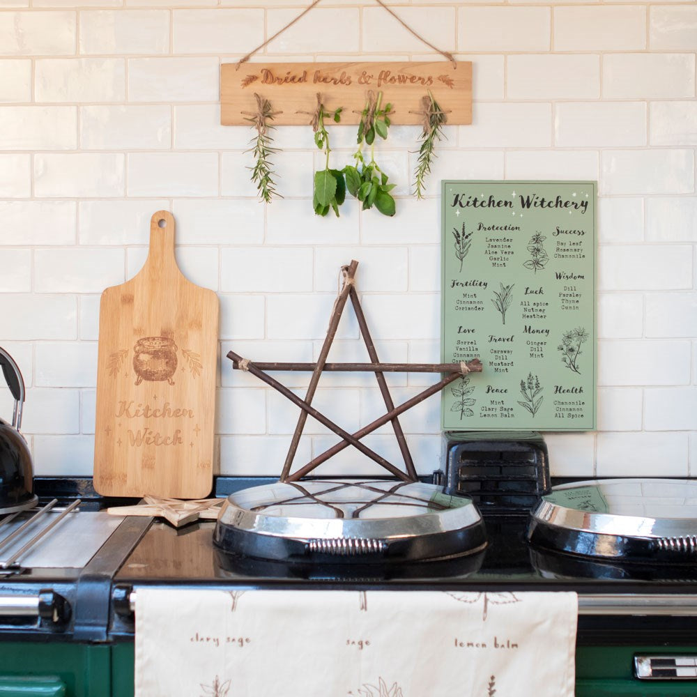 Kitchen Witchery Large Wall Plaque