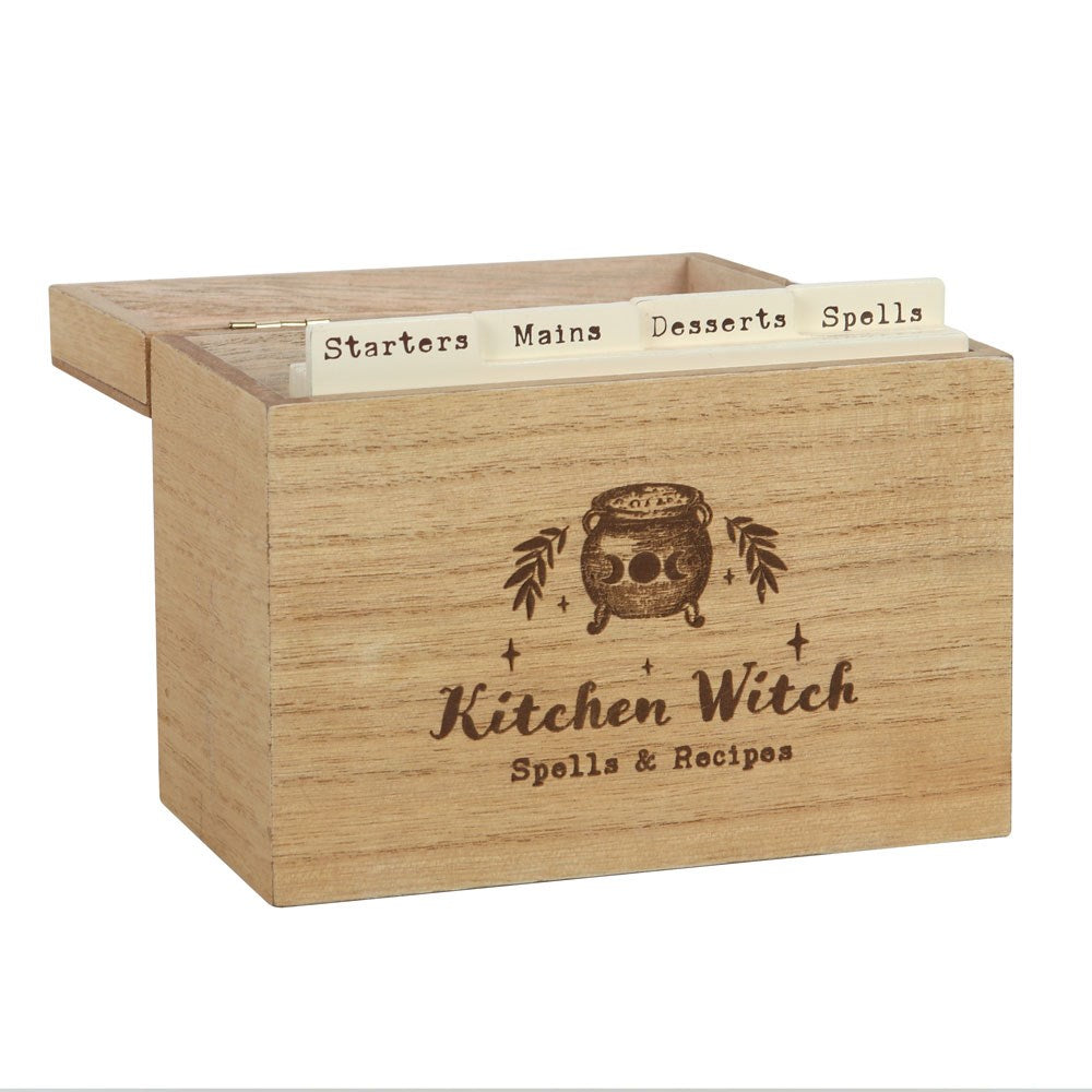 Kitchen Witch Spell and Recipe Card Holder