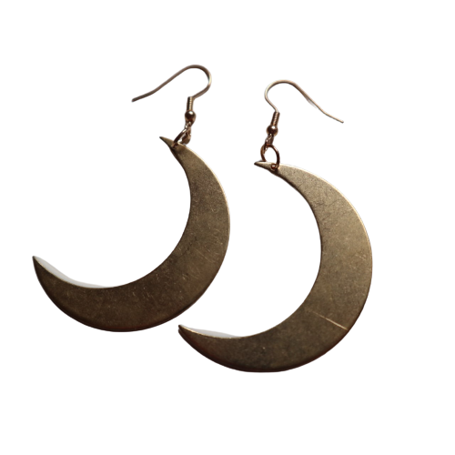'Selene' Moon Earrings