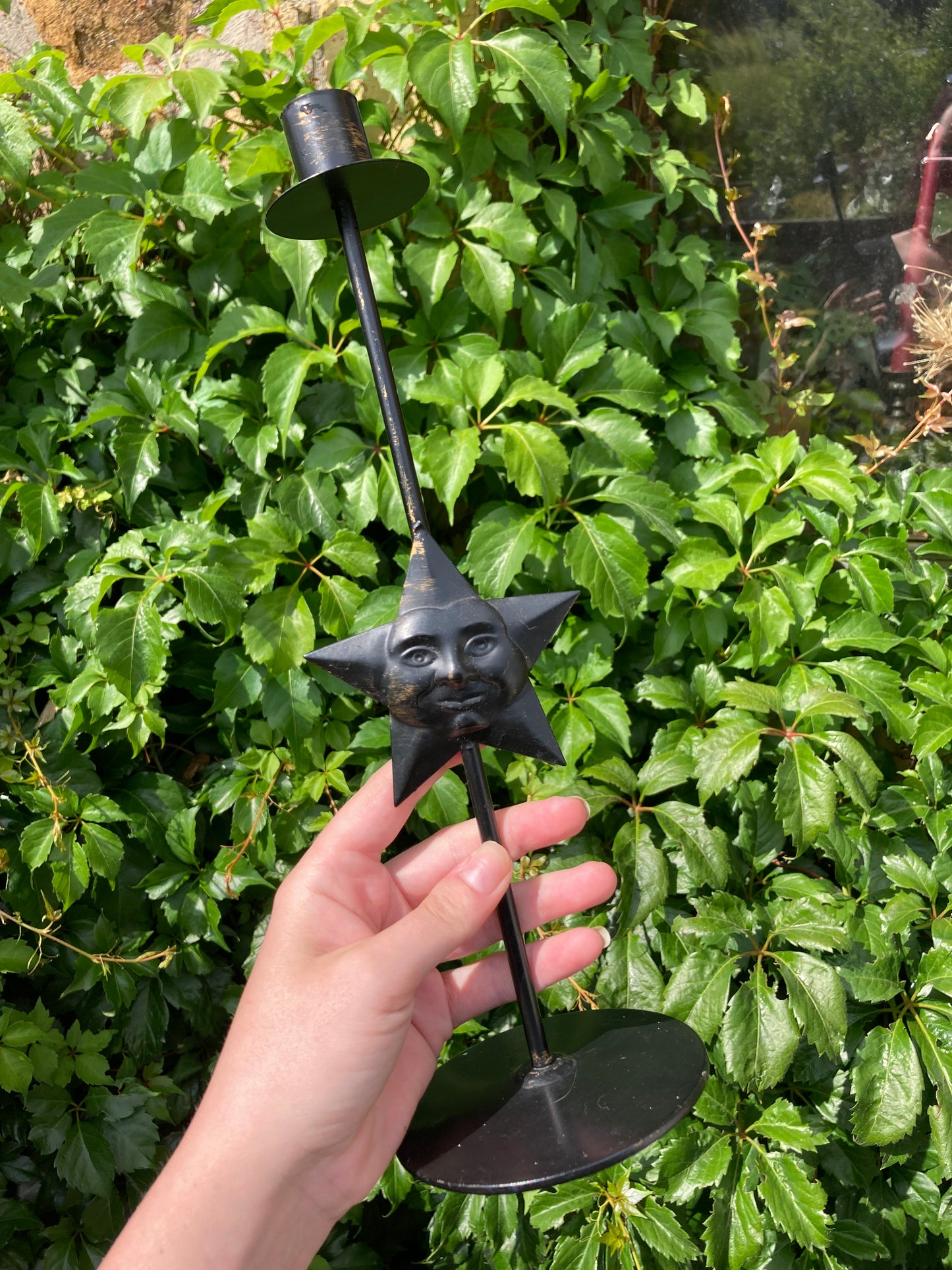 Vintage Metal Star Candle Holder