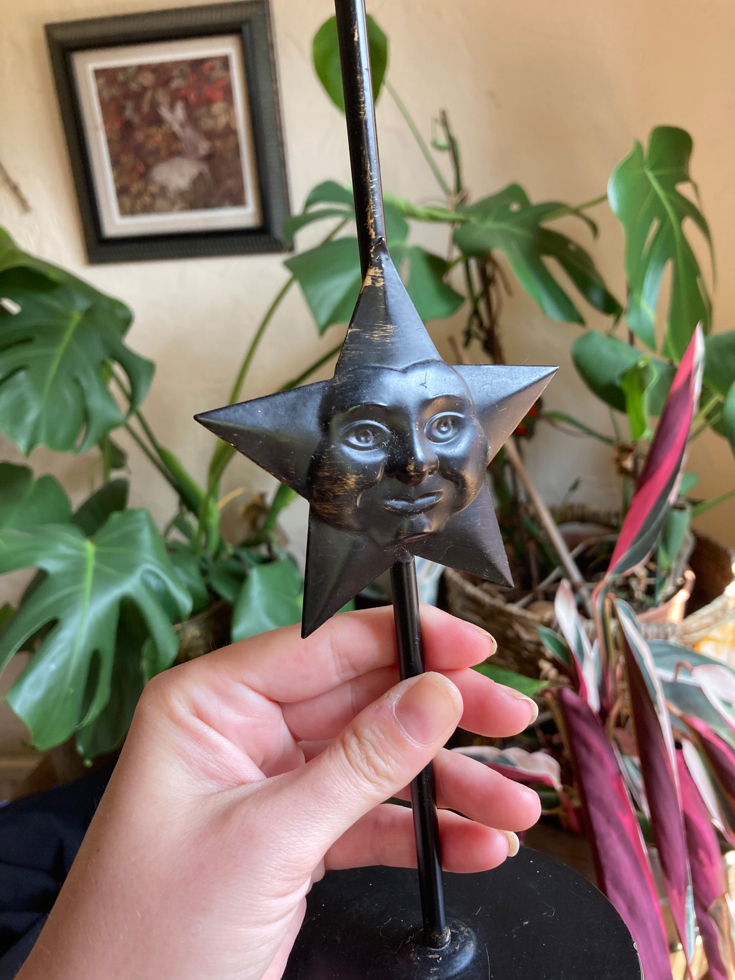 Vintage Metal Star Candle Holder