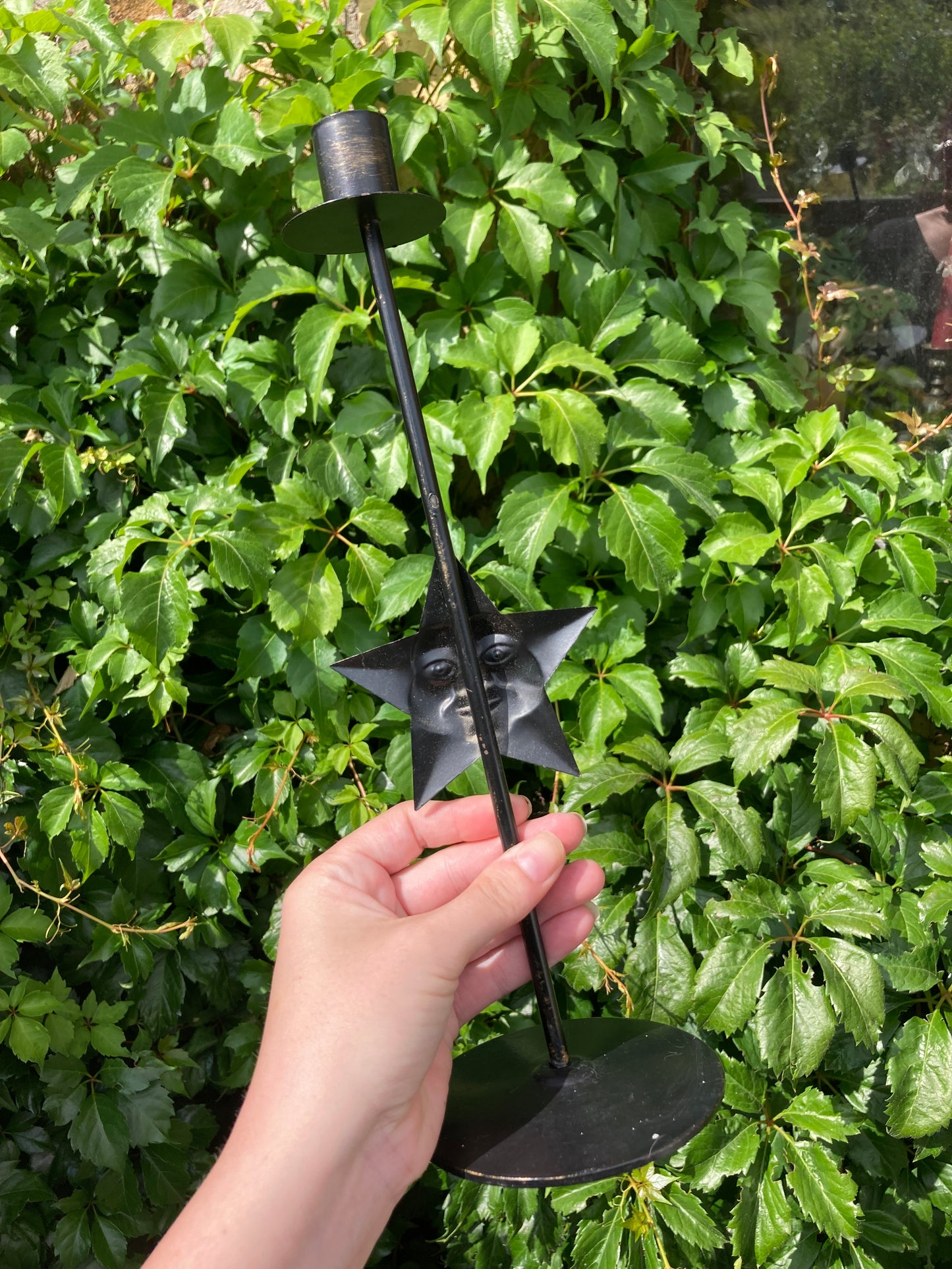 Vintage Metal Star Candle Holder