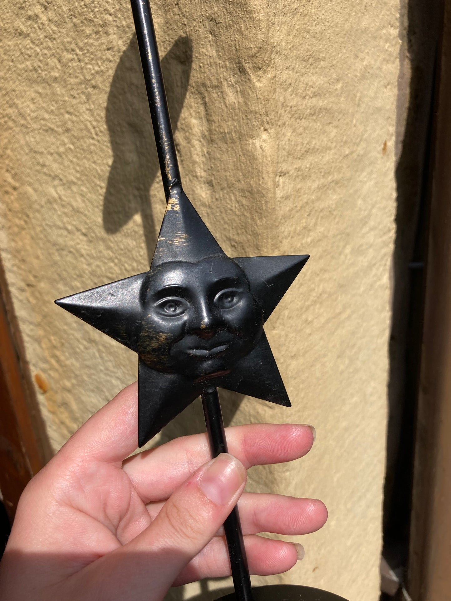Vintage Metal Star Candle Holder